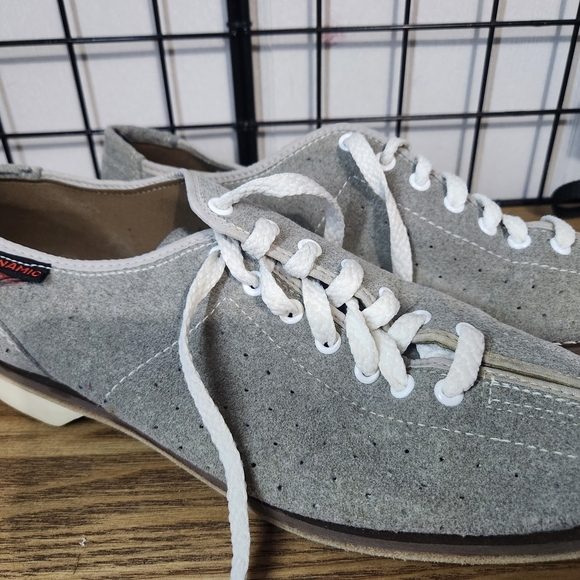 Vintage GREY DYNAMIC Bowling Shoes 81/2 Womens - Picture 5 of 8